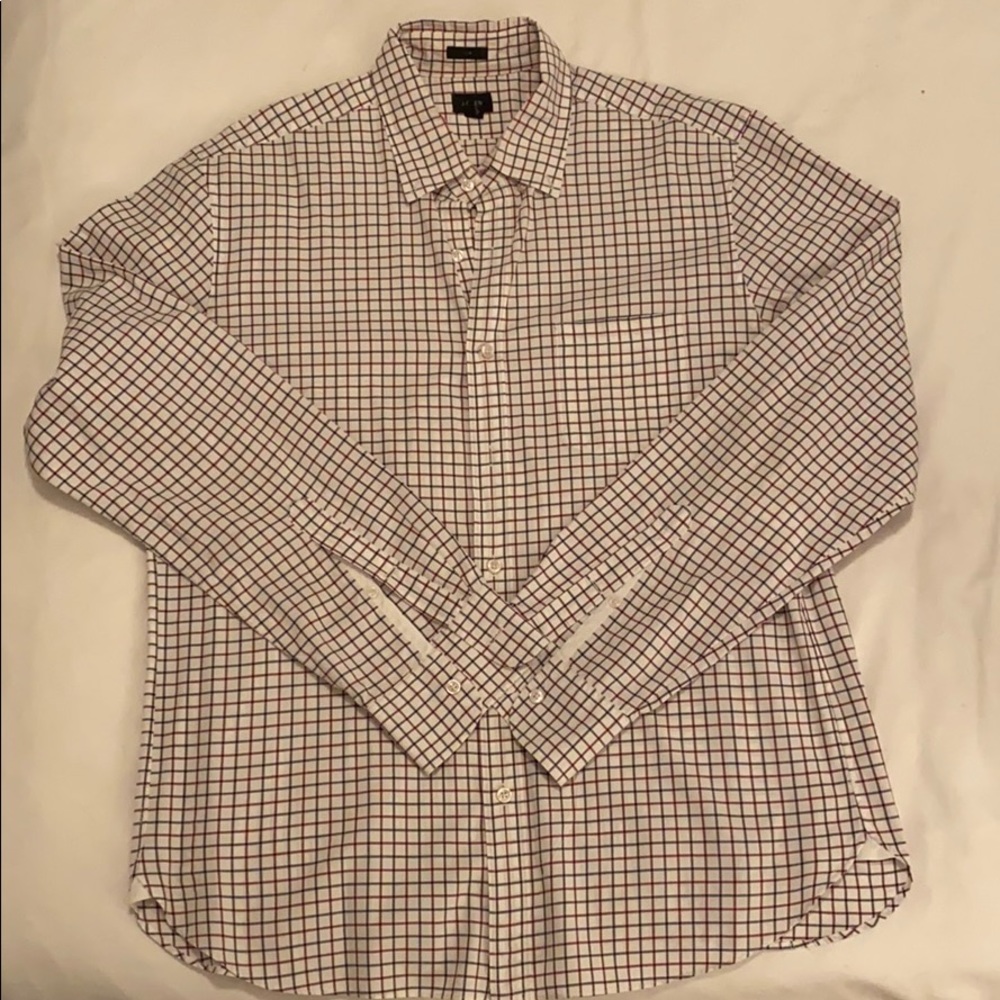 J Crew cotton button down - L